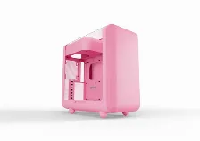 Gabinete Hyte X50 Mid Tower, Ventana Lateral Vidrio Templado, Sin Fuente, Strawberry Milk, Rosa