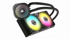 Enfriamiento Liquido Corsair Nautilus 240 Rs Argb, 2x 120mm, Max. 2100 Rpm, Negro