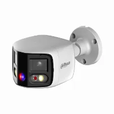 Camara Ip Dahua, 8 Mp (2x4), Bala, Microsd, Interior Y Exterior, Vision De 180°, Microfono Dual Y Altavoz Integrado, Ip67, Blanco.