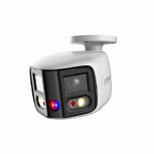 Camara Ip Dahua, 8 Mp (2x4), Bala, Microsd, Interior Y Exterior, Vision De 180°, Microfono Dual Y Altavoz Integrado, Ip67, Blanco.