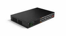 Switch Dahua Technology Poe Sf1018lp No Administrado, L2, Rj-45 18, Fast Ethernet (10/100), Negro
