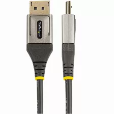 Cable Displayport Startech.com Displayport 1.4, 2 M, Gris, Negro