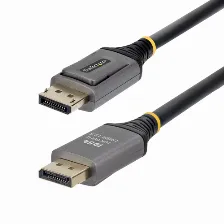 Cable Displayport Startech.com Displayport 2.1, 0.5 M, Negro
