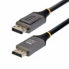 Cable Displayport Startech.com Displayport 2.1, 0.5 M, Negro