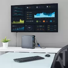 Adaptador Vídeo Startech.com Displayport A Vga (d-sub), 0.1 M, Negro