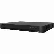Dvr Hikvision 32 Canales Turbo Hd + 2 Canales Ip, 2mp Lite, 2xhdd Max. 10 Tb, Fhd, Negro