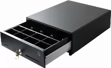 Cajon De Dinero Ec-drawer Negro 8 Monedas 4 Billetes Conect Rj11, Ec-g5100-ii