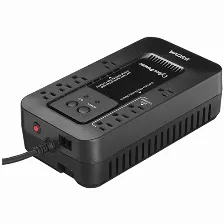 No Break Cyberpower Ec550g 0.55 Kva / 330 W, 526 J, Entrada 140 V, Salida 120 V, 8 Salidas Ac, Negro