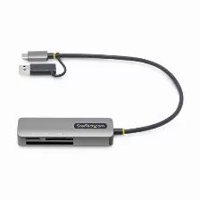 Lector De Memorias Startech.com Fcreadmicro3v2 Transferencia 5000 Mbit/s, Cf Tipo Ii, Microsd (transflash), Microsdhc, Microsdxc, Sd, Sdhc, Sdxc, Color Gris