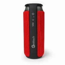 Bocina Getttech Gbs-31504r 2.0, 3.5 Mm, Bt, Inalámbrico Y Alámbrico, Teléfono Móvil/teléfono Inteligente, Negro, Rojo