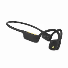 Audífonos Getttech Gue-mssbt-01-yw Intra Auditivo, Inalámbrico, Bluetooth, Negro, Amarillo