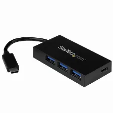 Concentrador Startech (hb30c3a1cfb), 1 Usb-c Macho 3.0, 3 Puertos Usb-a 3.0