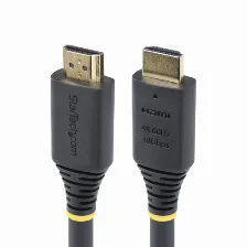 Cable Hdmi Startech.com Hdmi2-cable-4k60-5m V. 2.0, Canal Ethernet, 5 M, 18 Gbit/s, Negro