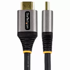 Cable Hdmi Startech.com V. 2.1, 3 M, 48 Gbit/s, Negro, Gris
