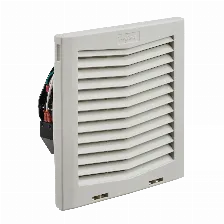 Ventilador Con Filtro De Montaje Lateral Hf10, Con Flujo De Aire De 159 Cfm, 115 Vca, Color Gris Claro