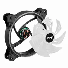 Ventilador Xpg Hurricane 120 Argb Pwm, 120 Mm, 2000 Rpm Max, Led Azul, Verde, Rojo