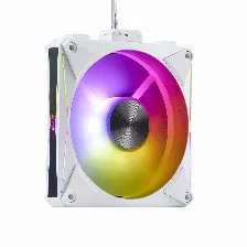 Kit De 4 Ventiladores Xpg Hurricane Mag 120 Argb Pwm Magneticos, Cable Flexible, Blanco