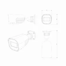 Cámara Ip Provision-isr I4-320ipen-mvf 2 Mp, Bala (forma), Microsd, Interior Y Exterior, Ip67, Blanco