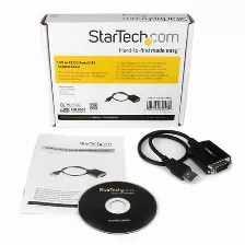 Tarjeta Startech.com Cable .3m Usb A Puerto Serial Serie Rs232 Db9 Con Retención Del Puerto De Asignación Com, Negro, Ce, Fcc, Mac Os X 13.0 Ventura, 70 G, 1 Pieza(s), 174 Mm