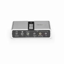 Tarjeta Audio Startech.com 7.1, Usb, Entrada Micrófono, Salida 3.5mm