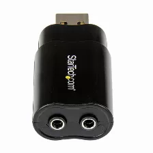 Tarjeta Audio Startech.com Usb, Entrada Micrófono, Salida 3.5mm