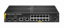 Switch Hpe Aruba Jl679a 6100 Administrable Capa 2 12g Puertos Poe Cl4 2sfp 2rj45 1g 139watts