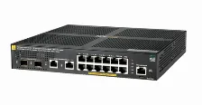 Switch Hp Aruba 2930f 12g Poe+ 2g/2sfp+ (12 Puertos Rj45 10/100/1000 Poe+, 2 Sin Poe Y 2sfp+) 139watts