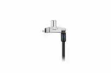 Cable Antirrobo Kensington Slim N17 2.0 Brecha, Llave, 1.8 M, Acero Al Carbón, Plata