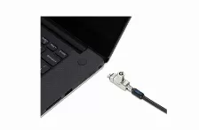Cable Antirrobo Kensington Slim N17 2.0 Brecha, Llave, 1.8 M, Acero Al Carbón, Plata