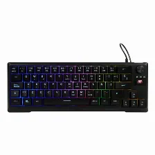 Teclado Gamer Vorago Kb-506 Rgb, Alambrico, Anti-ghosting, Usb, Negro