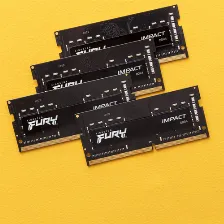 Memoria Ram Sodimm Para Laptop Kingston Fury Impact 8gb, 3200mhz, Ddr4, Cl20, Negro