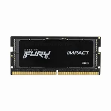 Memoria Ram Kingston Fury Impact Black 16gb Ddr5, 4800 Mhz, 262-pin So-dimm Open Box