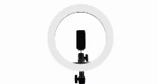 Aro De Luz Game Factor Lrg300 Para Streaming, 10 Niveles, Pedestal, Usb, 3 Temperaturas De Color, Control
