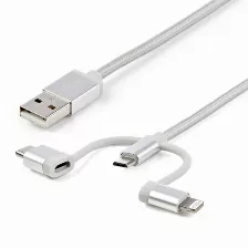 Cable Usb Startech.com Usb A A Micro-usb B, Plata