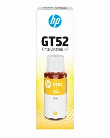 Botella De Tinta Amarilla Hp Gt52 70ml Original Para Impresoras Smart Tank