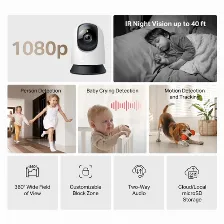 Cámara Ip Mercusys Mc200 Foco, Wifi, Microsd, Interior, Negro, Blanco