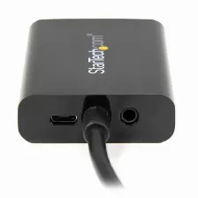 Cable Adaptador Externo Conversor Vídeo Audio Micro Hdmi A Vga 1920x1200- 1x Hd15 Hembra - 1x Micro Hdmi Macho - 1x Mini Jack Hembra (mchd2vgaa2)