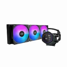 Enfriamiento Liquido Cooler Master Masterliquid Masterliquid Core Nex Digital 3 X 12 Cm, 1750 Rpm, Negro
