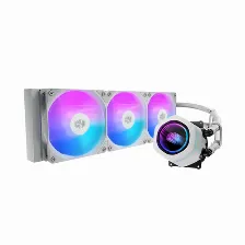 Enfriamiento Liquido Cooler Master Masterliquid Core Nex 3 X 12 Cm, 1750 Rpm, Blanco