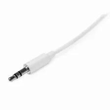 Cable De Audio Startech.com 3,5mm A 3,5mm, 3 M, Blanco