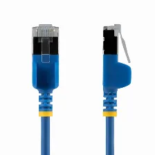Patchcord Startech.com Cat6a, 0.5 M, U/ftp (stp), Azul