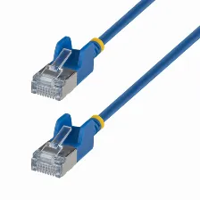 Patchcord Startech.com Cat6a, 0.8 M, U/ftp (stp), Azul