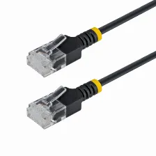 Patchcord Startech.com Cat6a, 2 M, U/utp (utp), Negro