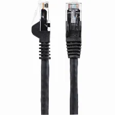 Patchcord Startech.com N6lpatch3bk Cat6, 0.9 M, U/utp (utp), Negro