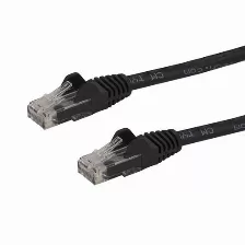 Patchcord Startech.com Cat6, 3 M, U/utp (utp), Negro