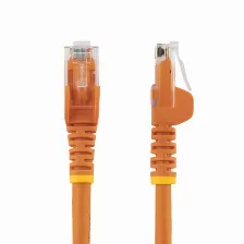 Patchcord Startech.com Cat6, 3 M, U/utp (utp), Naranja