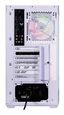 Gabinete Naceb Technology Na-0637 Tower, Psu No, Vent. 1x 120 Mm, Blanco