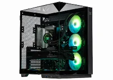 Gabinete Naceb Technology Na-0639 Midi Tower, Psu No, Vent. 3x 120 Mm, Vent. 1x 120 Mm, Negro