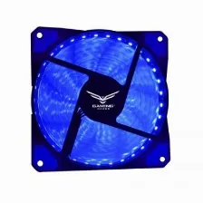 Ventilador Naceb Technology Na-0919a Tamaño 12 Cm, 1200 Rpm Max, Led Azul, Color Negro