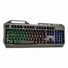 Teclado Naceb Technology Na-0966 Alámbrico, Usb, Interruptor De Membrana, Plata